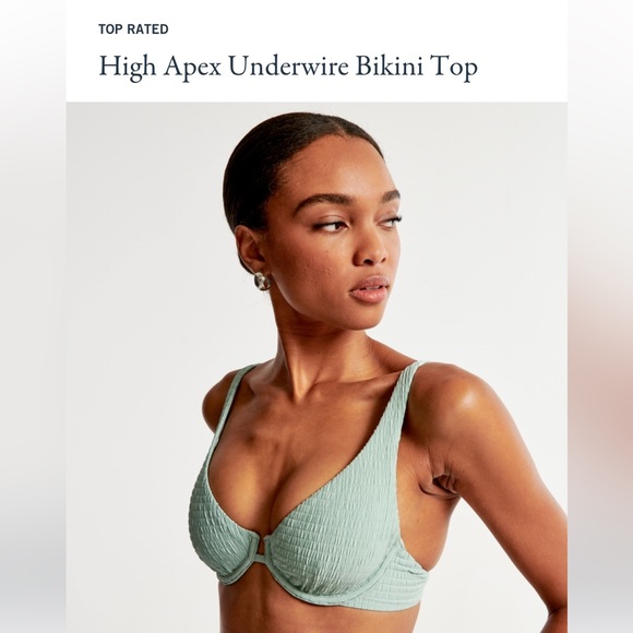Abercrombie and Fitch High Apex Bikini Top - Picture 3 of 5
